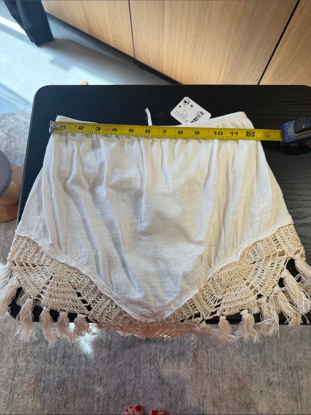NWT Free People Cream Crochet Tube Top small and large - Picture 6 of 14
